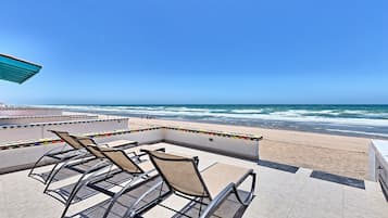 On the beach