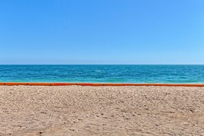 Accommodatie ligt op het strand
