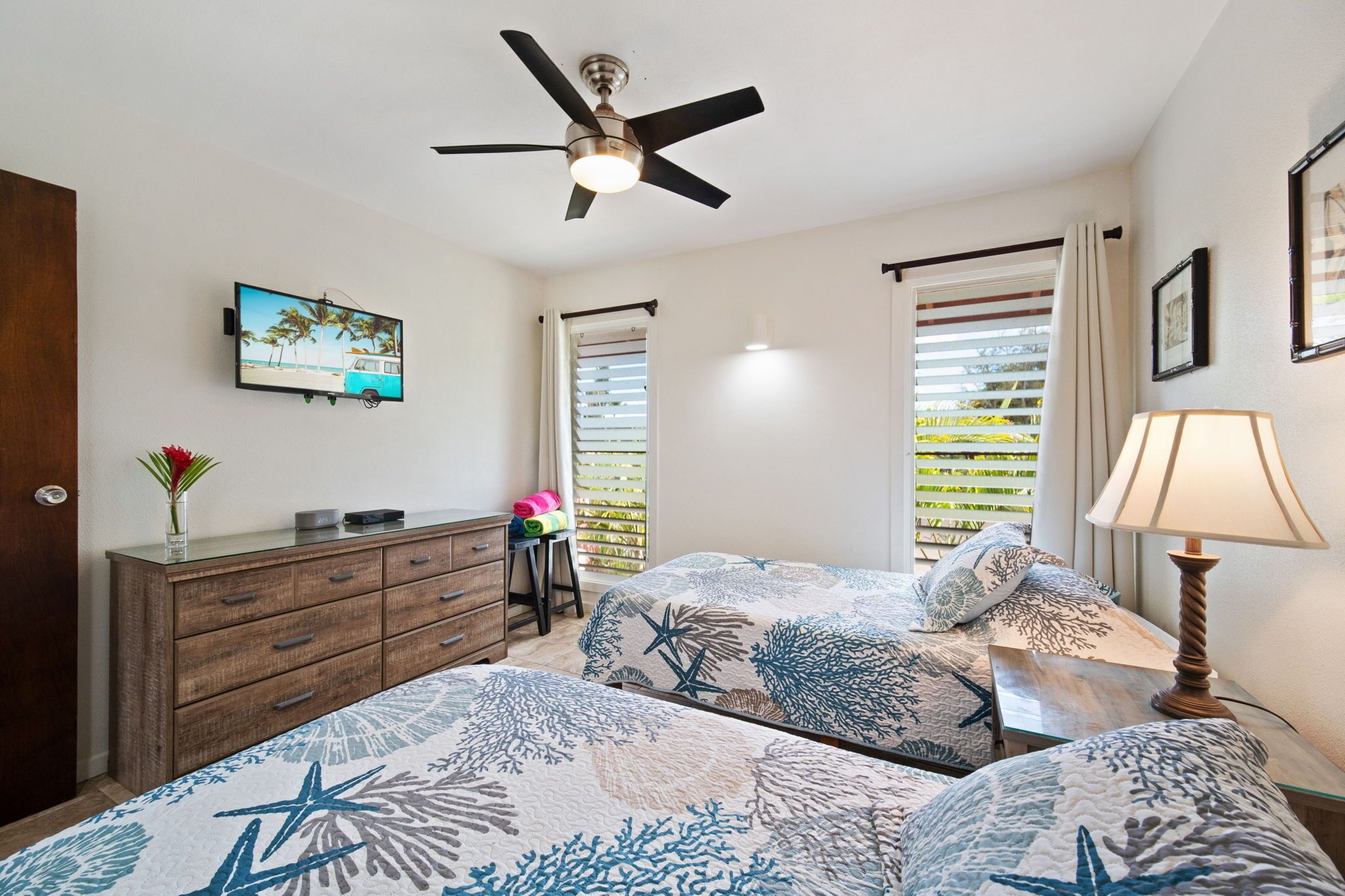 2 bedrooms, iron/ironing board, free WiFi, bed sheets