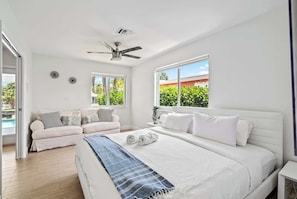 3 bedrooms, iron/ironing board, travel cot, WiFi