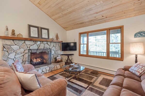 Fernseher, Kamin, DVD-Player, Tischtennisplatte