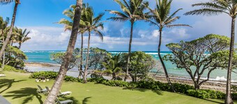 Kapaa Shore Resort A207, Oceanfront, 2nd Floor, Cal King Bed, Wifi, AC