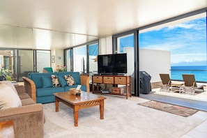Smart TV, DVD player, books