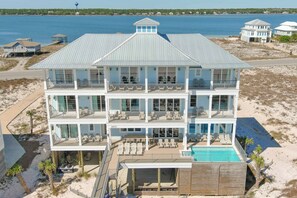 Exterior - Morning Breeze by GSVR | Fabulous Beachfront Home w/ Pool & Elevator + FREE Activities/Golf (Gulf Shores)