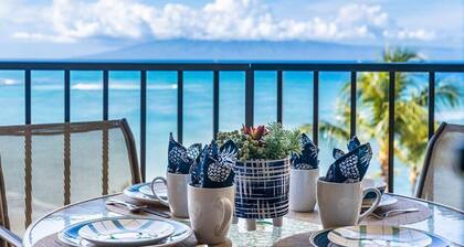BeachFront 1BR w Sunset Ocean Views Pool -Valley Isle 902