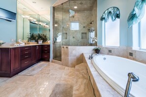 Shower, towels