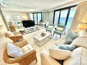 Televisión y reproductor de DVD 