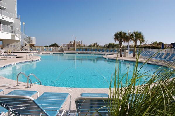 Indoor pool, outdoor pool