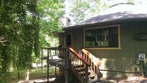 Exterior - Lakefront Home at Rumbling Bald | 4BR, Game Room, Fire Pit (Lake Lure)