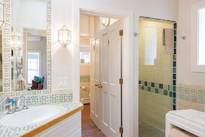 Shower, hair dryer