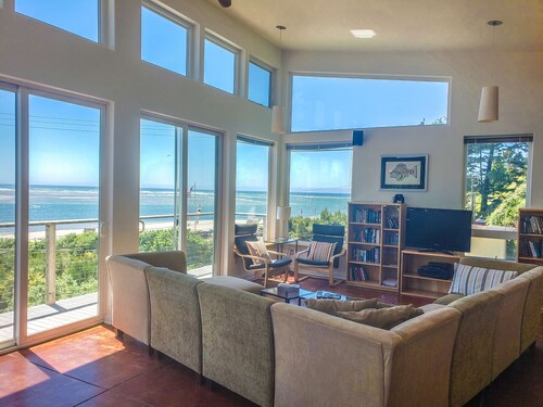 Right across from the beach!