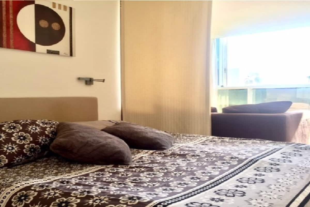 Căn hộ Exclusive, 1 phòng ngủ, phù hợp cho người khuyết tật, quang cảnh bãi biển | Giường phụ