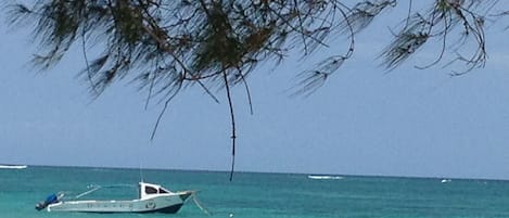 Beach nearby, sun-loungers