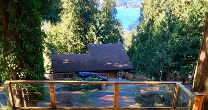 Sunset View over Lake Whatcom with Hot Tub!