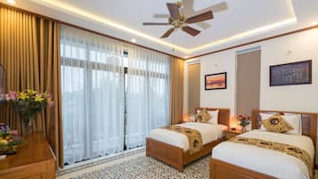 Minibar, in-room safe, desk, blackout drapes