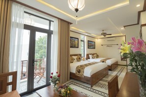 Family Room, 1 Bedroom, Garden View | Minibar, in-room safe, desk, blackout curtains - Hoi An Discovery Villa (Da Nang)