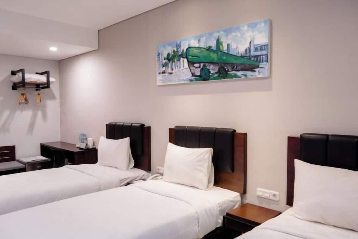 In-room safe, desk, laptop workspace, blackout curtains