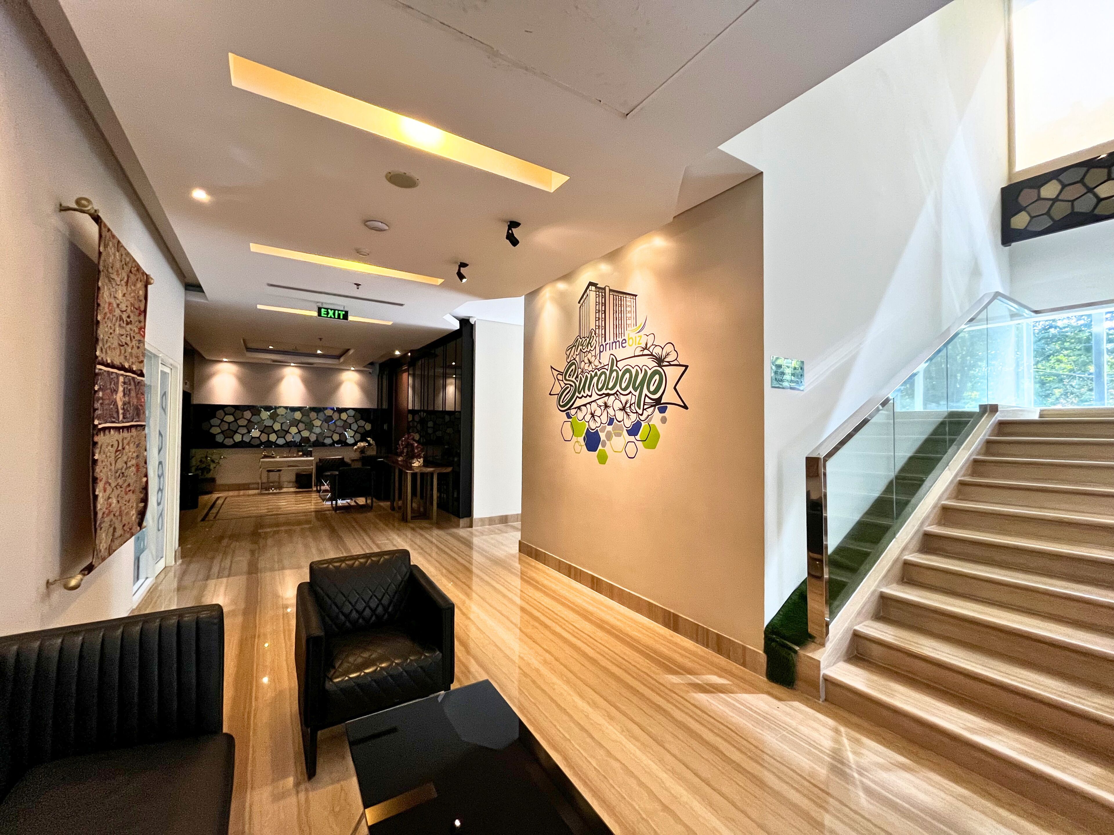 Sala de estar en el lobby