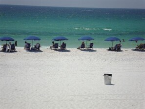 Beach nearby, sun-loungers