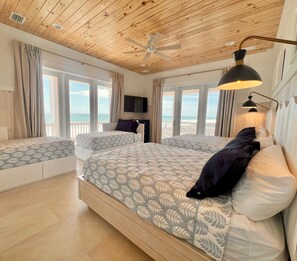 12 bedrooms, free WiFi, bed sheets, wheelchair access - Halekai III by GSVR | Amazing Newly Renovated Beachfront w Private Pool + Hot Tub! (Gulf Shores)