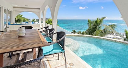 Villa Oyster Pearl - Luxury Beach Front Villa - Concierge - Hot Tub - Sleeps 19