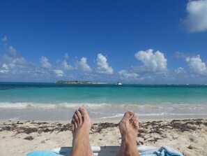 On the beach
