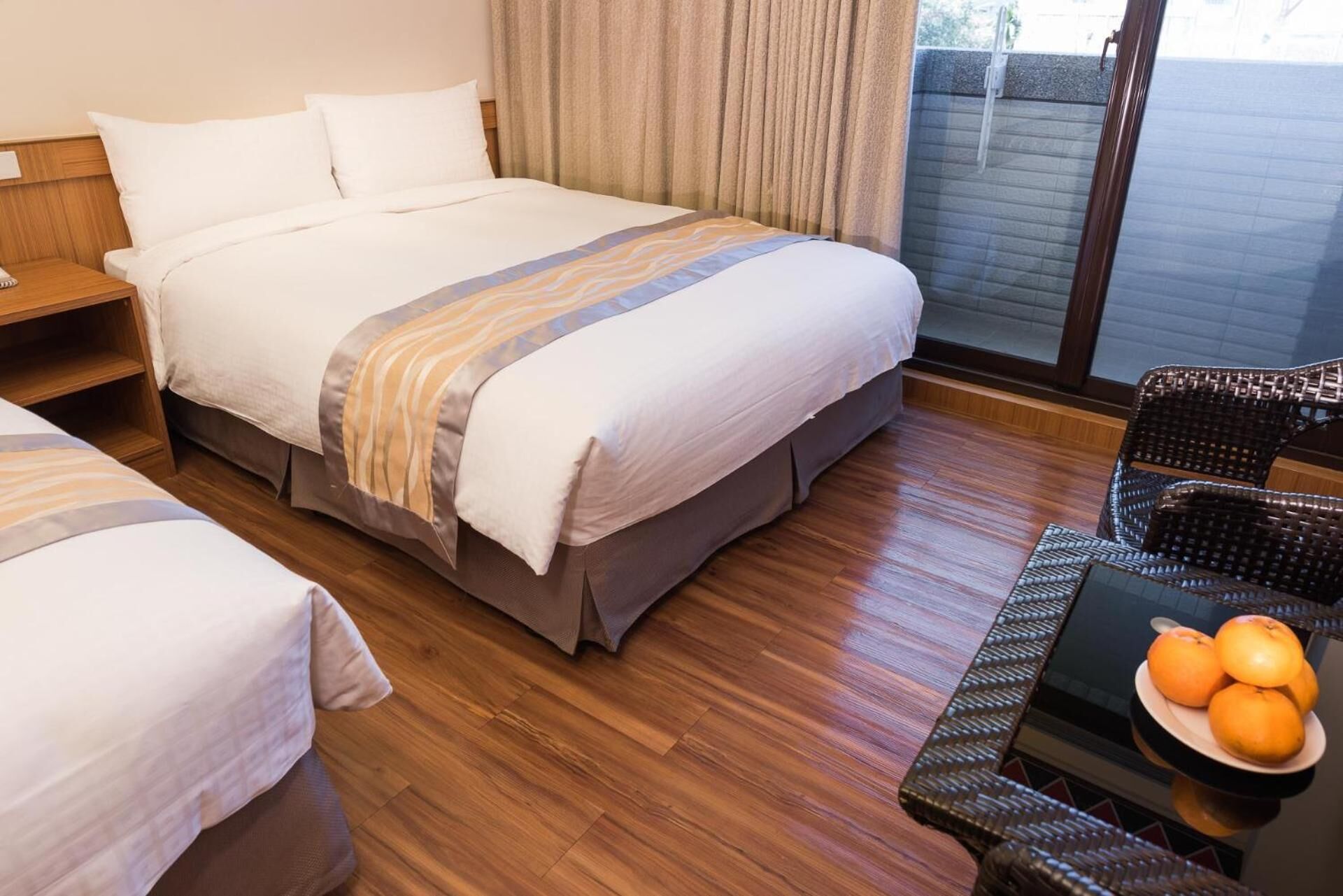 standard quadruple room | 1 bedroom, premium bedding, in-room safe, desk