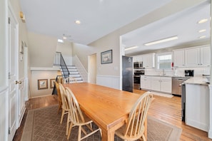 Dining - Lagniappe II by GSVR | Spacious Beachfront Getaway, Pet Friendly + FREE Activities/Golf (Gulf Shores)