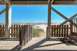 Property grounds - Lagniappe II by GSVR | Spacious Beachfront Getaway, Pet Friendly + FREE Activities/Golf (Gulf Shores)