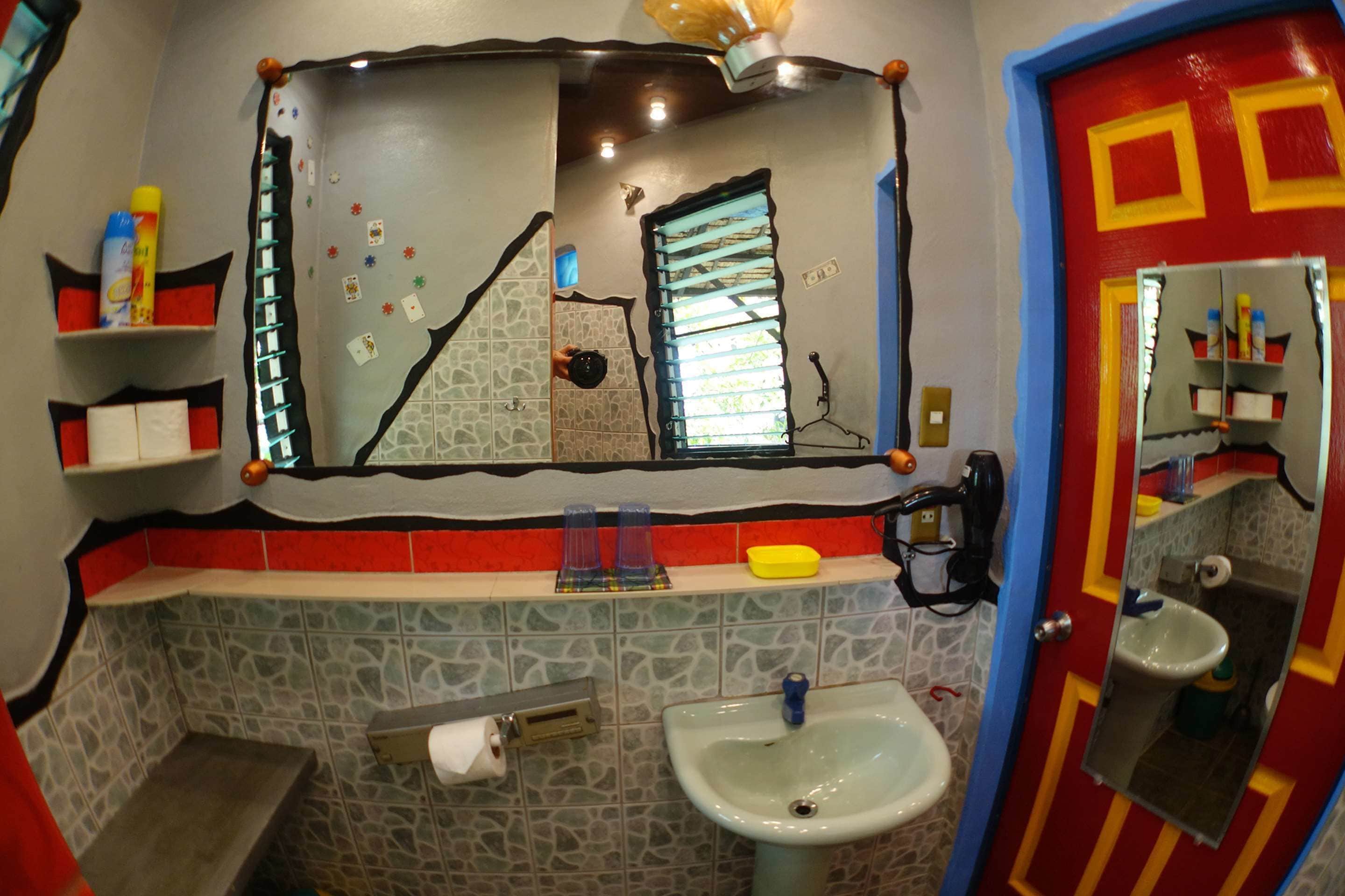 superstar | bathroom | shower, hair dryer, towels, soap