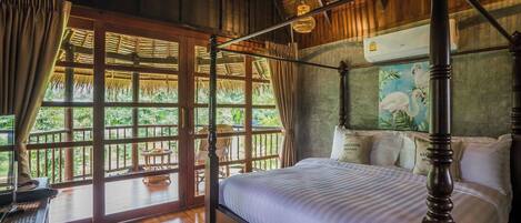 Desk, blackout curtains, rollaway beds