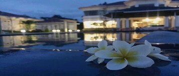 Front of property - evening/night