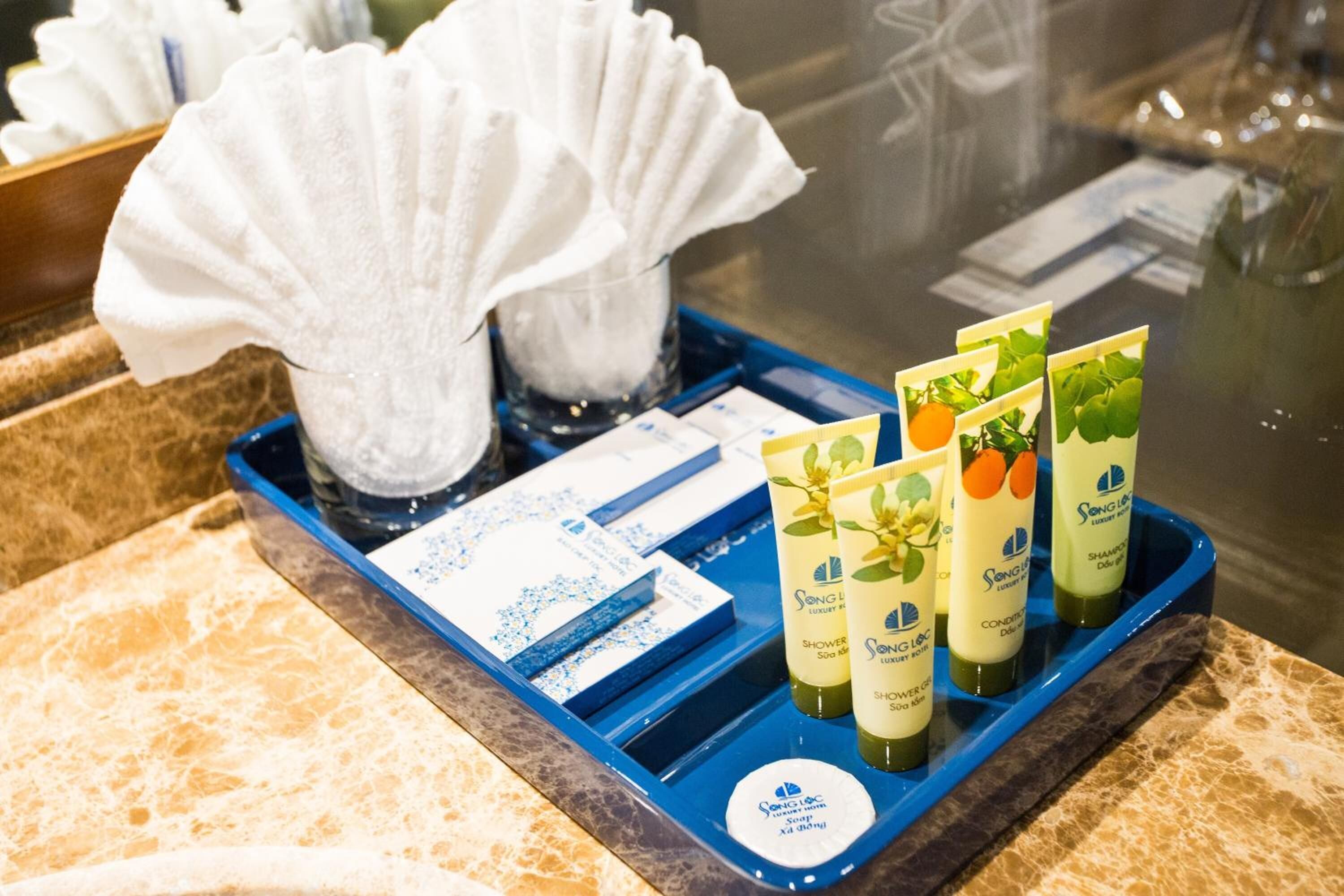 shower, free toiletries, hair dryer, bathrobes