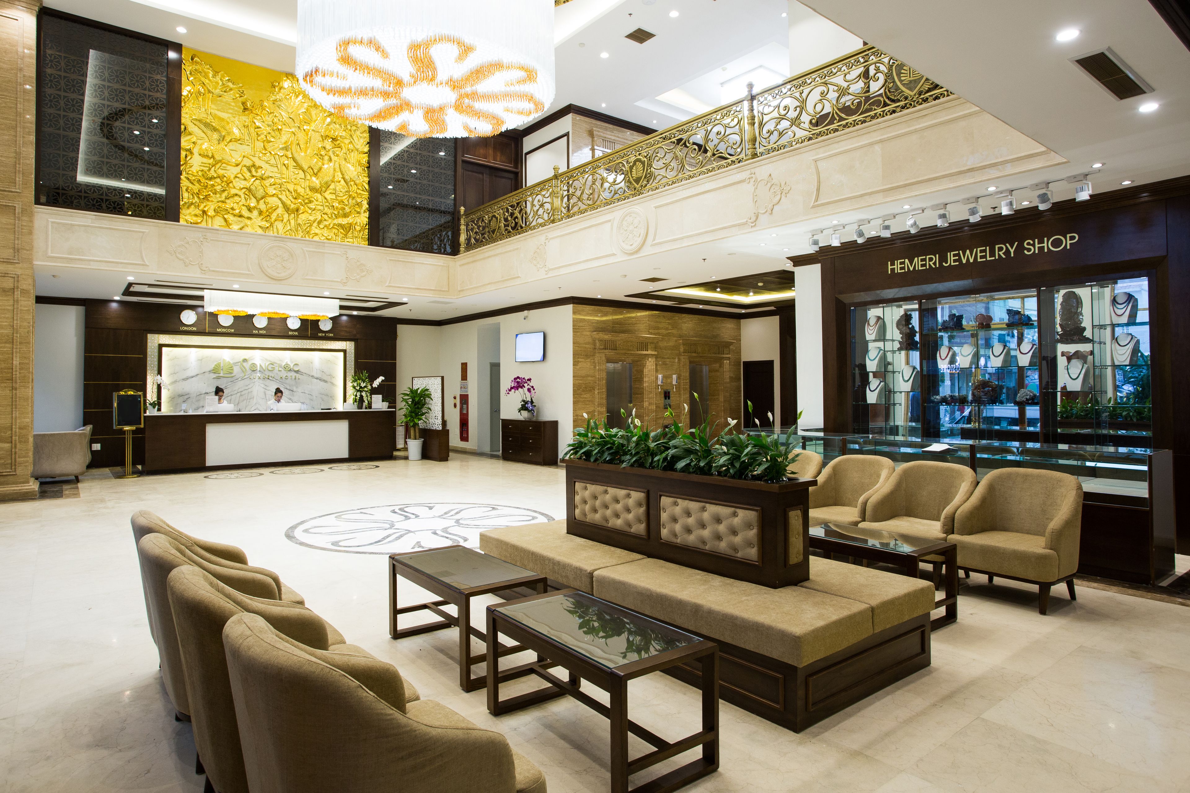 Lobby sitting area