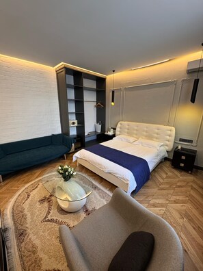 Deluxe Room | Premium bedding, down comforters, minibar, in-room safe - Bugu Hotel (Bishkek)