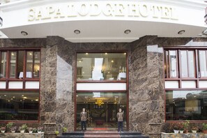 Overnatningsstedets facade