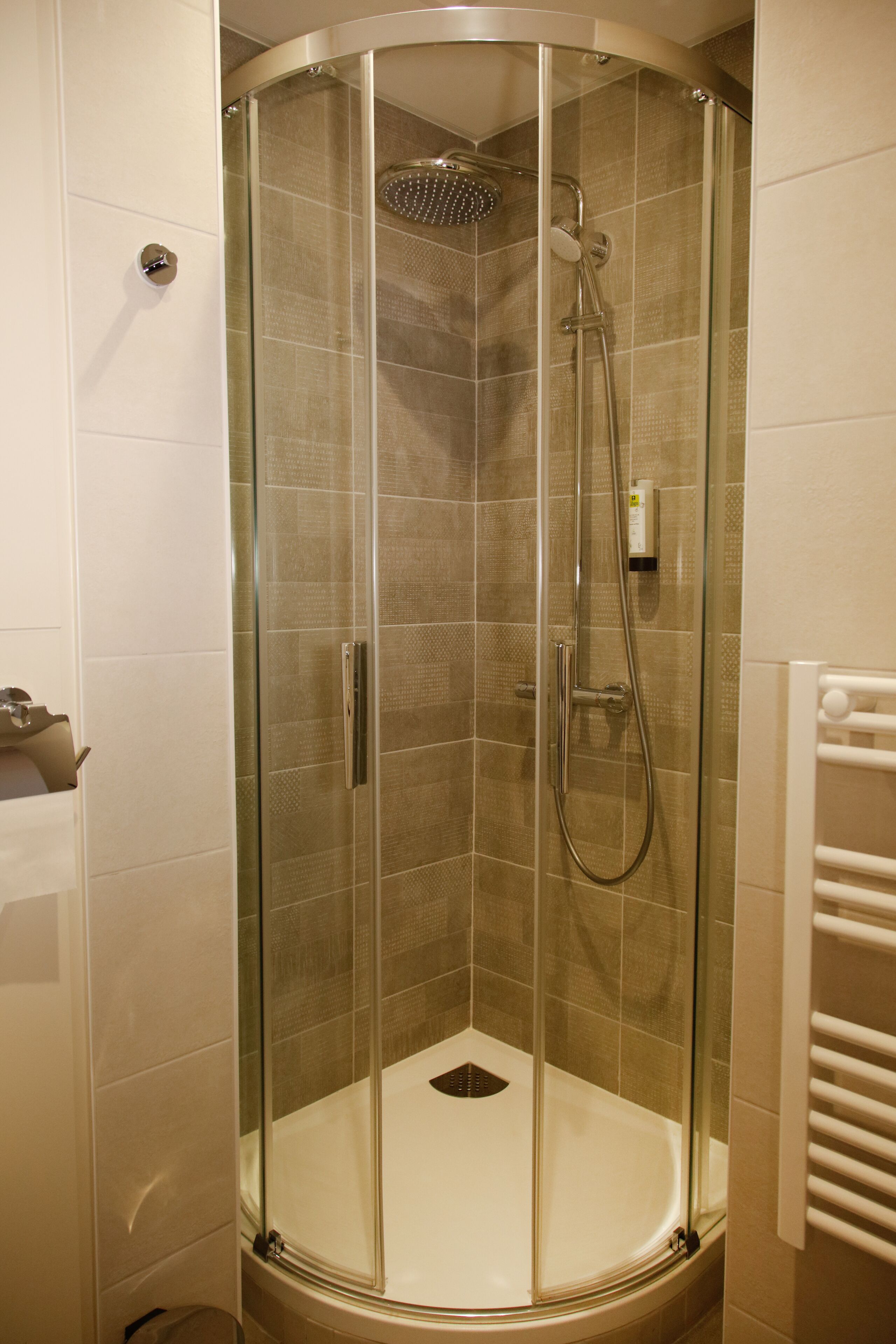 superior double room | bathroom | free toiletries, hair dryer, towels