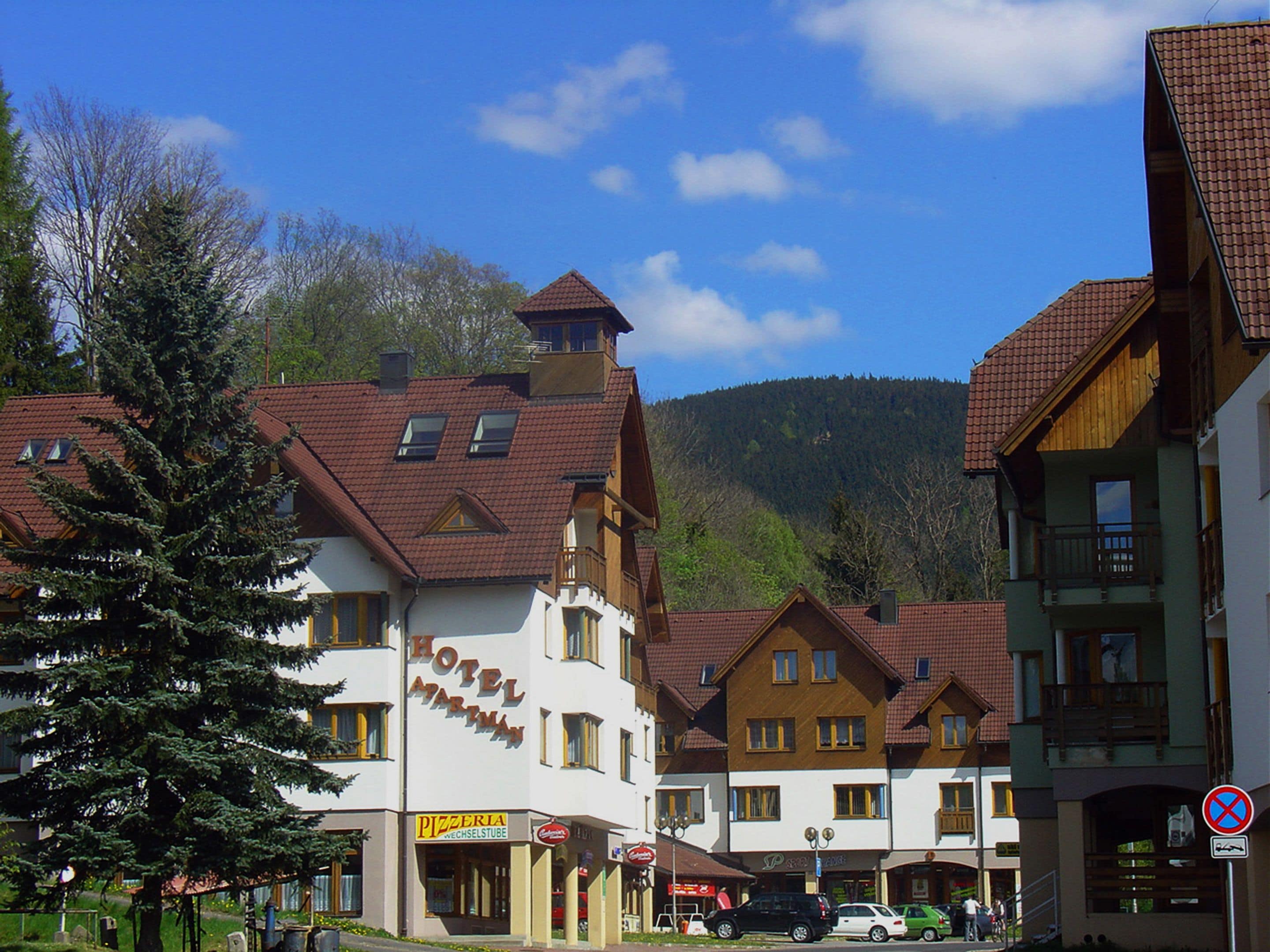 Front of property – evening/night