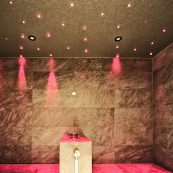 Sauna, steam room, body treatments, aromatherapy, hot stone massages