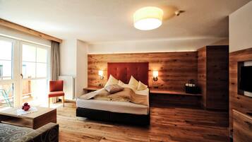 Quarto casal (Landidyll de Lux) | Cofres nos quartos, escrivaninha, quartos à prova de som