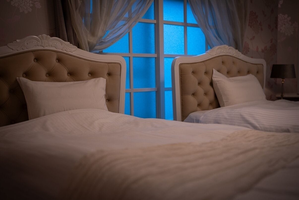 Western Room 21square meter (2 people, Sink, WC, Non Smoking) | Iron/ironing board, free WiFi