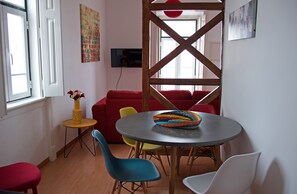 Family Duplex, 1 Bedroom, 2 Bathrooms, Executive Level | Living area | Flat-screen TV, pay films - Host'Bell Lisbon Alfama Apartments (Lisbon)