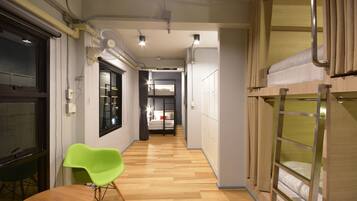 8-Bed Mixed Dormitory | Blackout drapes, free WiFi, bed sheets