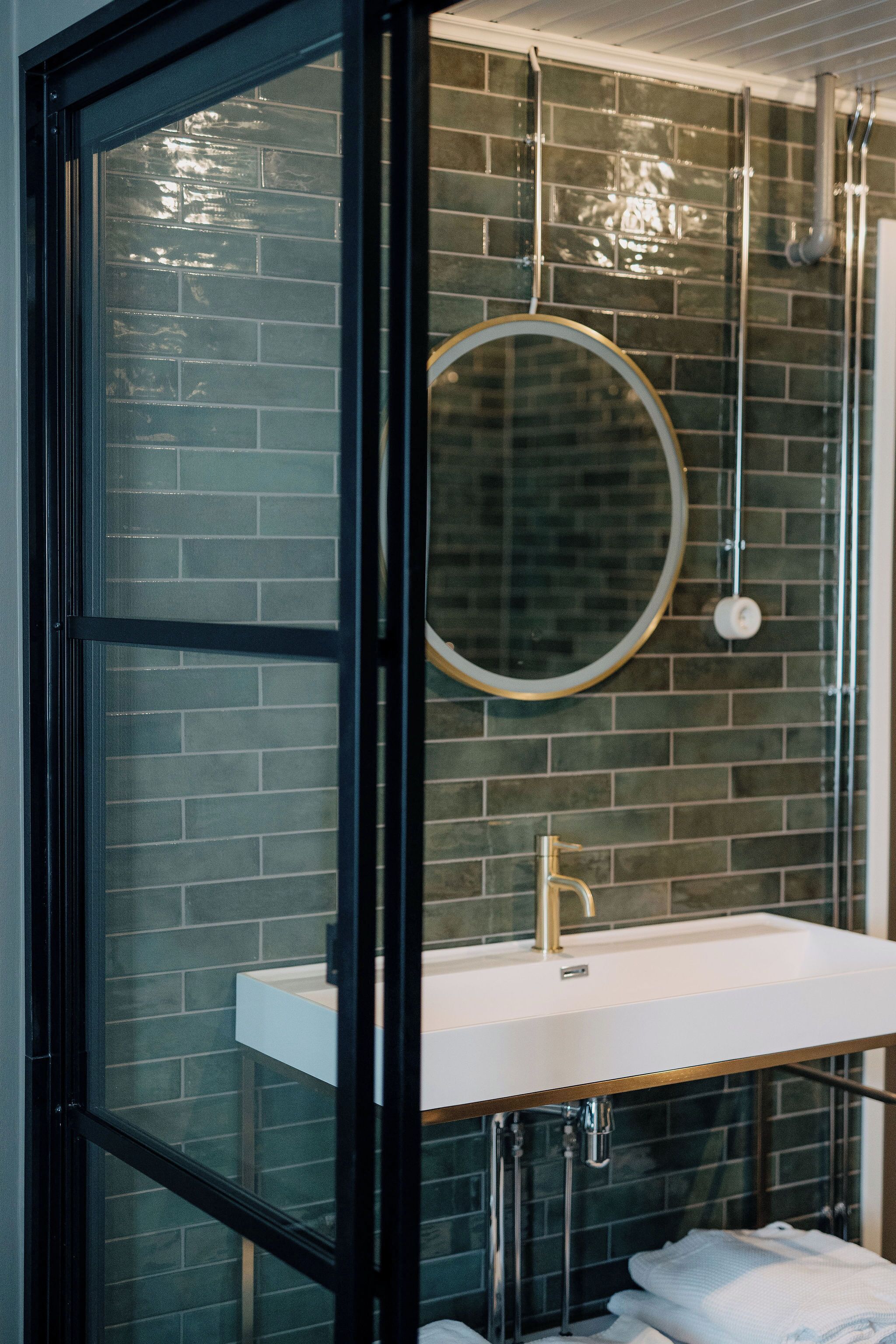 deluxe double room, 1 queen bed | bathroom | designer toiletries, hair dryer, bathrobes, slippers