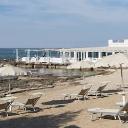 Private beach
