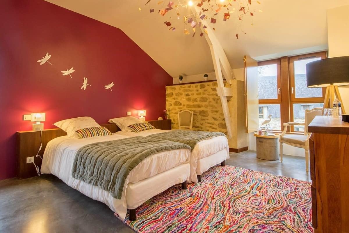 Superior Double or Twin Room, Ensuite, Garden View (Chambre Les Libellules)
