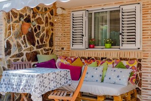 Leilighet – comfort, 2 soverom, terrasse, ved basseng | Terrasse/patio