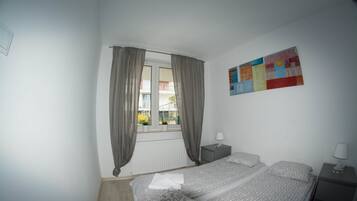 Apartment (Baltycki) | Soundproofing, iron/ironing board, free cribs/infant beds, free WiFi