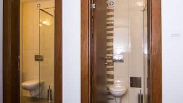 Apartment, 2 Bedrooms, Terrace | Bathroom | Shower, free toiletries, hair dryer, slippers