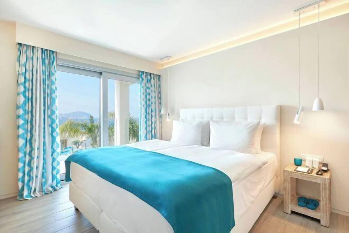 Hypo-allergenic bedding, down comforters, minibar, in-room safe